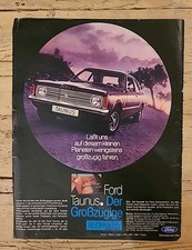 Ford Taunus Original Werbung
