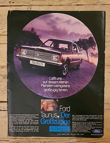 Ford taunus original werbung - ford,