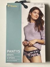 Damen 2 Pantys Slips blau Gr