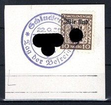 SUDETENLAND RUMBURG 2 ideal SCHLUCKENAU gest. Luxusbriefstück (DA2418