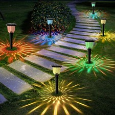 TSQNW 2 Stück Solarlampen für Außen Garten, Solarleuchten Weihnachtsdeko Garten