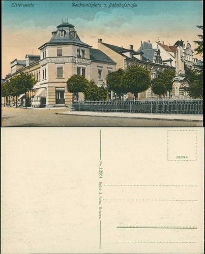 Ansichtskarte elsterwerda - ansichtskarte,