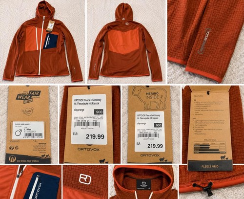 Ortovox fleece grid - grid, hoody