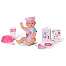 Baby Born Puppe Newborn Emma interaktiv mit Zubehör Geschenkideen für Kinder NEU