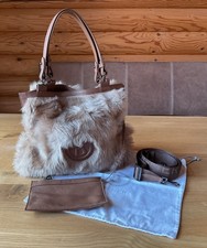 BOGNER Tasche  „Choulex Snow Darla  Bag Iho“  Lammleder /Fell  in Toffee   Damen