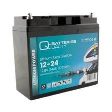 Q-Batteries Lithium Akku 12-24