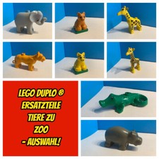 sw- Lego Duplo ® Tiere und Ersatzteile zu Zoo Tierpark Safari - Auswahl