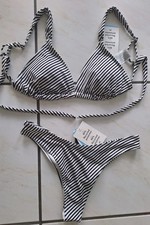 Bikini H&M Schwarz Weiß