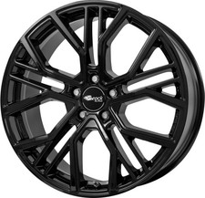 4x Alufelgen BROCK B41 Schwarz Glanz (SG) 9x20 ET44 LK5 112 20 Zoll Felgen Alu