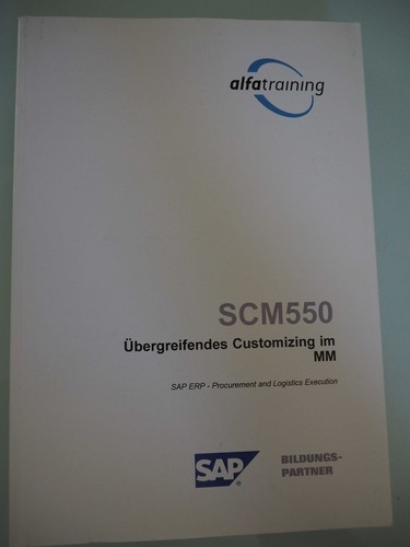Buch sap schulung scm 550 - buch,