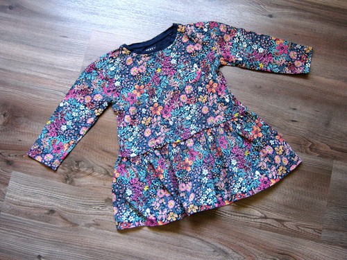 Bunt geblümtes kleid - bunt,