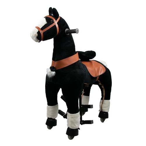 Reitpferd auf rollen - reitpferd,