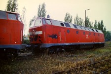 Originaldia DB 219 133(Brandschaden) Gera 30.9.2001