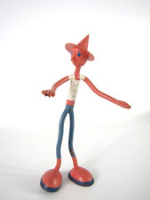 Alte Schleich Biegefigur JOPO blaue Hose weißes Hemd RAR!