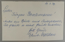 Autograph deutscher Theater