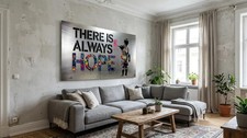 Banksy hommage there always - banksy,