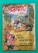 WIPA Original Mosaik Digedags Nr. 1, 2, 3, 4, 5, 6, 7, 8, 9, 10, 11 ab 1955