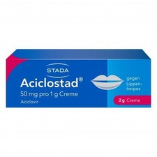 3x ACICLOSTAD Creme gegen Lippenherpes 2 G PZN 6873114