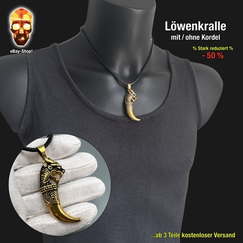 Löwen kralle anhänger - 1,