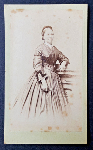 Cdv foto 1870 - foto, frau