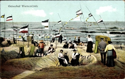 Ostseebad rostock - ak,