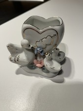 Antike Porzellanfigur Schwan