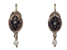 Antike Biedermeier Ohrringe