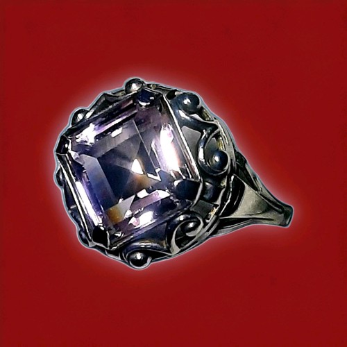 Vintage damenring 835 silber - vintage,
