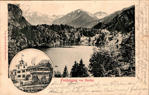 Gruss aus oberstdorf - ak,