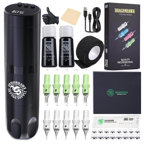 Dragonhawk tattoo maschine set - dragonhawk,