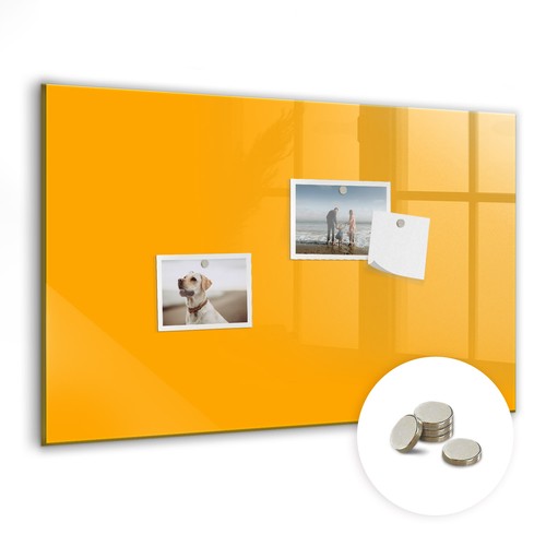 Magnetische glas memotafel - magnetische, glas-memotafel