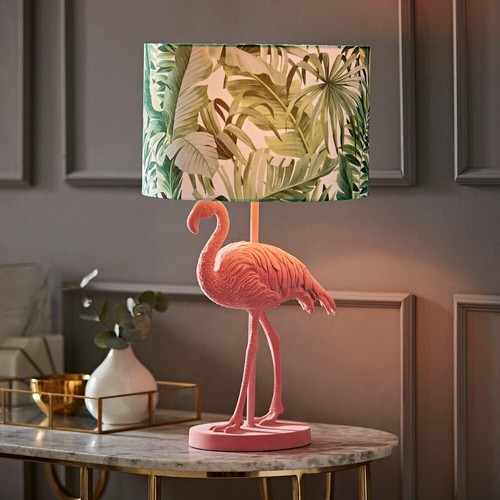 Rosa samt flamingo - rosa,