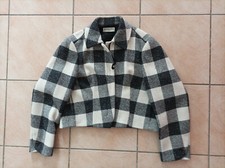 Balenciaga Kurzjacke schwarz/weiß kariert Gr. F40 (36/38) – Made in Italy