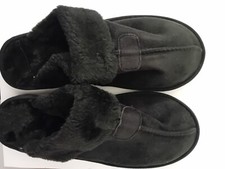 leder exklusive Hausschuhe Herren schwarz Größe 41