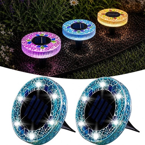 Mosaik-Solar-LED-Wegeleuchten