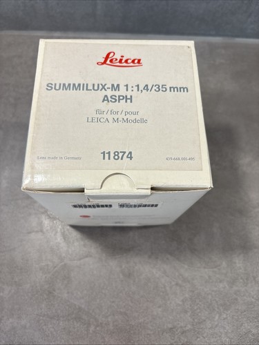 Leica summilux 4 - summilux-m, mm