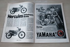 Motorrad 05/1973 Hercules K 50, 100 und 125 GS in einer ersten Vorstellung auf e