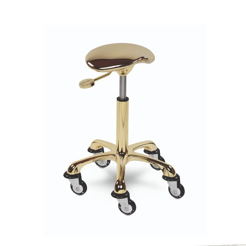 Rollhocker gold friseursalon - rollhocker,