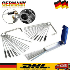 45 tlg Motorrad Vergaserdüsen Reinigung Werkzeug Reibahlen für Vergaser Säubern