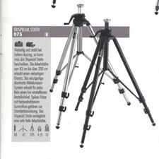 Kamerastativ Manfrotto Trispecial MA075B + Auto-Dolly Stativwagen MA057B 