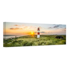 Leinwandbild Leuchtturm auf