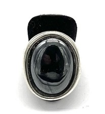 925/- Silberring mit Hämatit