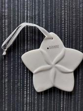 Hänge Stern Tiziano Keramik weiß