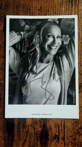 Autogrammkarte andrea - autogrammkarte, "andrea