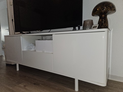 Sideboard weiß hochglanz - weiß,