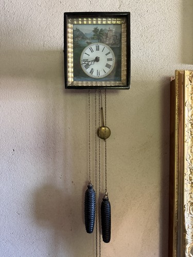 Antike wanduhr pendeluhr - wanduhr,