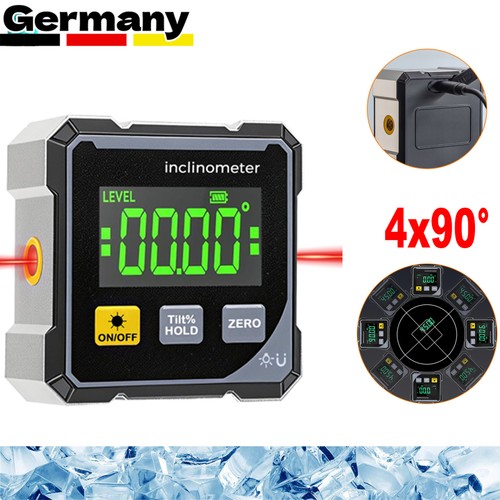 Neigungsmesser mit laser - mit,