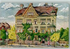 13454827 - 9626 Steinpleis Kaffee Scharf Wasserhydrant sign. Rahnfeld Karte Nr.