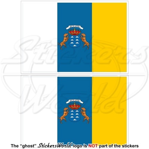 Kanarische inseln staat - inseln, flagge