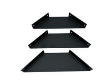 Regalwinkel Regalhalterung Regalbodenträger Schwerlastträger 20cm Schwarz 3 St.